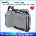 SmallRig – Cage de caméra pour Panasonic Lumix GH5 /GH5S avec trous filetés de 1/4 '3/8' et Kit de