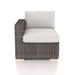 Latitude Run® Marfik Patio Chair w/ Sunbrella Cushions Wicker/Rattan in Gray | 30.25 H x 32.75 W x 34.75 D in | Wayfair