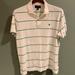 American Eagle Outfitters Shirts | American Eagle M Medium Polo Shortsleeved Tee White Green Stripes | Color: Green/White | Size: M