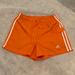 Adidas Shorts | Adidas Women’s Shorts Running Jogging Athletic | Color: Orange/White | Size: Xs