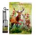 Angeleno Heritage Deers Garden 2-Sided Polyester 18 x 13 ft. Flag Set in Brown/Green | 222 H x 156 W in | Wayfair AH-WL-GS-137575-IP-BO-D-US21-AH