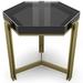 Arditi Collection 3 Legs Coffee Table Wood in Brown | 17.7 H x 35.4 W x 35.4 D in | Wayfair COFFEETABLE_CANDY_HEXAGON_90_BLACK