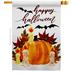 The Holiday Aisle® Halloween Candlestick 2-Sided Polyester 28 X40 Inches House Flag in Gray | 40 H x 28 W in | Wayfair