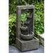 Loon Peak® Nareg Fountain w/ LED Light | 35.83 H x 16.14 W x 12.2 D in | Wayfair A09007A615D047C3BFBADBEFEB50E2FD