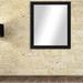 Latitude Run® Miami Accent Mirror Wood in Black | 39 H x 26 W x 0.75 D in | Wayfair F872AA0D78D648498D8CA91021233627