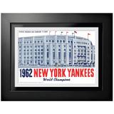 New York Yankees 1962 World Series Champions Vintage 12'' x 16'' Framed Program Cover