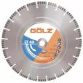 Gölz - Disque diamant LT40, coupe à sec et à eau - pour découpeuse ou scie de sol - ø 350 mm /