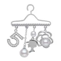 5 pampilles en cristal et strass pour femme accessoires de bijoux pampilles en forme de fleur