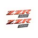 KODASKIN-Autocollant d'emblème de moto décalcomanie 3D Riser Carbon 1400 pour moteur ZZR1400