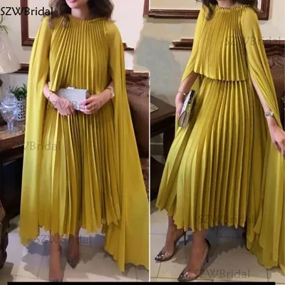 Robe de soirée dorée en satin pour femmes grande taille style arabe Dubaï célébrité nouvelle