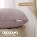 Deconovo Faux Linen Throw Pillow Covers 4 PCS(Cover Only)