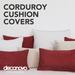 Deconovo Corduroy Throw Pillow Covers 2 PCS(Cover Only)