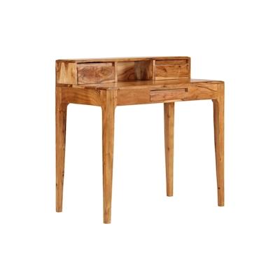 vidaXL Schreibtisch mit Schubladen Massivholz 88 x 50 x 90 cm Image