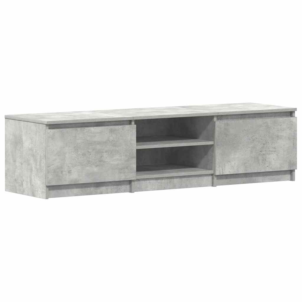 vidaXL TV-Schrank Betongrau 140x40x35,5 cm Holzwerkstoff Image