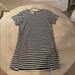 J. Crew Dresses | Jcrew Black And White Striped Dress | Color: Black/White | Size: L