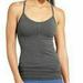 Athleta Tops | Black S Athleta Seamless Layering Cami Cross Back | Color: Black | Size: S