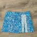 Lilly Pulitzer Skirts | Lilly Pulitzer Seashell Mini | Color: Blue/Green/White | Size: 6