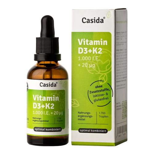 Casida – VITAMIN D3 K2 Tropfen Vitamine 05 l