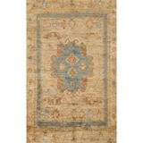 Indoor/ Outdoor Geometric Oushak Oriental Area Rug Hand-knotted Carpet - 5'1" x 7'7"