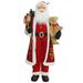 60" Traditional Santa Claus Teddy Bear Gift Bag Christmas Figure