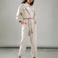 Anthropologie Pants & Jumpsuits | Htf Anthro Sydney Embroidered Utility Jumpsuit | Color: Gray | Size: Xl