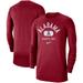 Men's Nike Crimson Alabama Tide Textured Long Sleeve T-Shirt