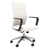 Compel Maxim Conference Chair Upholstered in Pink/Gray/White | 43.25 H x 32 W x 21 D in | Wayfair MXLT-CHRM-CONF-WHT