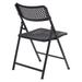 National Public Seating Airflex Plastic/Resin Stable Folding Chair Plastic/Resin in Black | 32 H x 21.5 W x 20.75 D in | Wayfair 1410/8