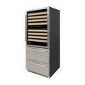 Vinotemp Triple-Zone Wine & Beverage Cooler, 135 Bottle Capacity in Gray | 74 H x 27.1 W x 29.5 D in | Wayfair EL-BWC30TB-S