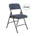 National Public Seating Fabric Padded Stackable Folding Chair Set of 8 Fabric in Blue | 29.5 H x 18.75 W x 20.25 D in | Wayfair 2204/8