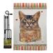 Breeze Decor American Short Hair Happiness Garden Flag Set Cat Animals 13 X18.5 Inches Double-Sided Decorative House Decoration Yard Banner | Wayfair
