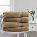 Spirit Linen Super Soft 4 Piece 100% Cotton Bath Towel Set in Brown | 28 W in | Wayfair 4PCBathTowelHumus