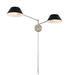 Bruno 2 Light Modern & Contemporary Sconce By Kalco Metal | 5 H x 7 W x 44 D in | Wayfair 514122BPN