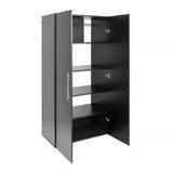 Latitude Run® 72" H x 36" W x 20" D Storage Cabinet Manufactured Wood in Black | 72 H x 36 W x 20 D in | Wayfair 954395DB86F94C5AAFC815C1589EC716