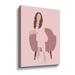 Everly Quinn Lauren - Graphic Art on Canvas in White | 48 H x 36 W x 2 D in | Wayfair E68679CC736642D4B456D4803D2CA40C