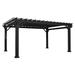 Backyard Discovery 16' x 12' Traditional Steel Pergola Metal/Steel in Black | 92.6 H x 144.2 W x 192.4 D in | Wayfair 2105027B