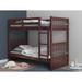 Viv + Rae™ Beckford Twin over Twin Solid Wood Standard Bunk Bed Wood in Brown/Gray | 64 H x 41 W x 78 D in | Wayfair