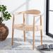 Accent Chair - Joss & Main Ashanti 24.8" Wide Tufted Wood in Brown/White | 30.7 H x 24.8 W x 18.89 D in | Wayfair 4CB36551A2514F7DB9465DF920182BFE