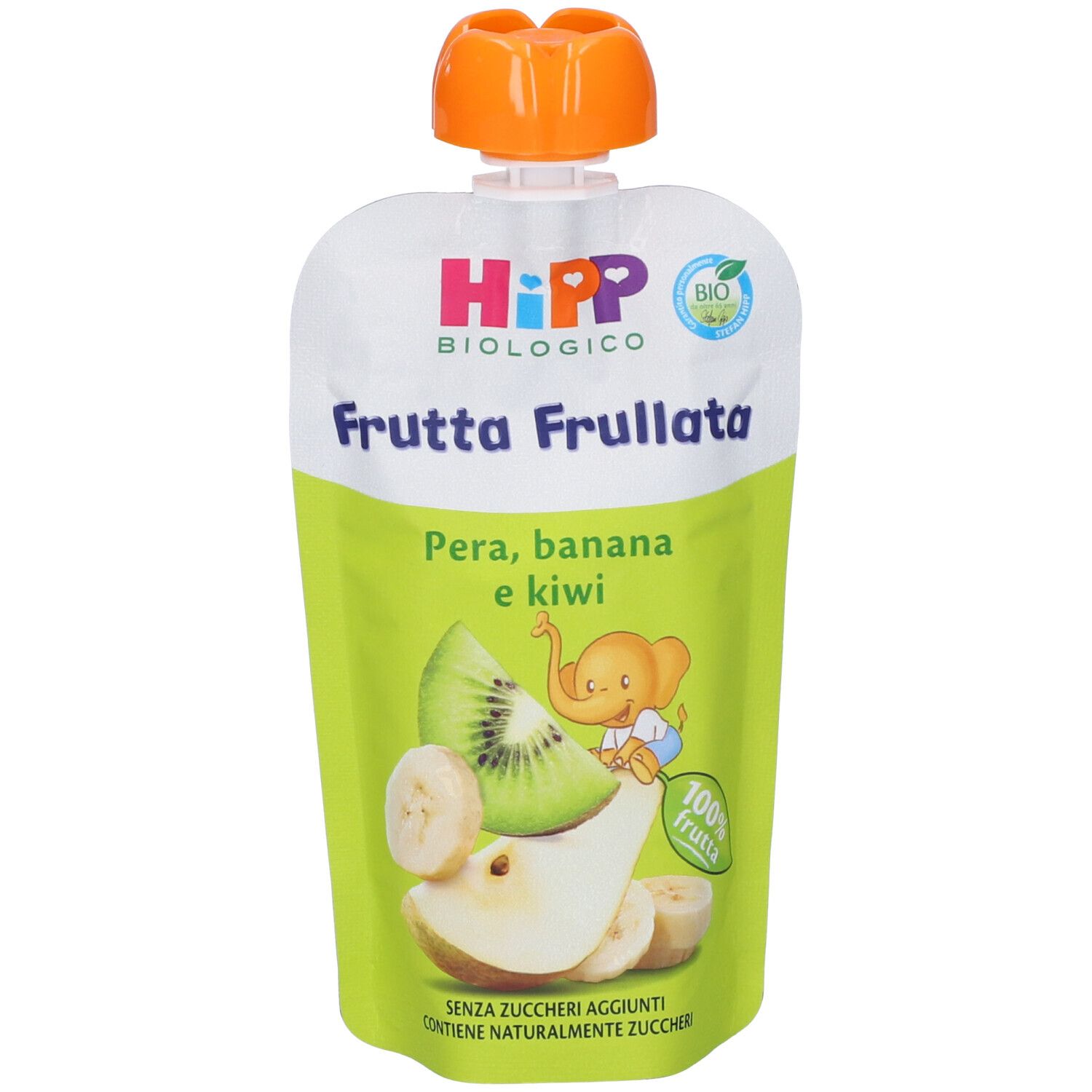 HiPP Frutta Frullata Pera Banana e Kiwi 90 g Sciroppo