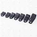 Serre-câbles en nylon de type R 100 pièces 16mm 5/8 " noir clips de câble de type R livraison