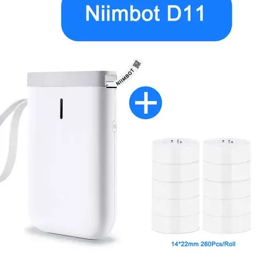 Niimbot-Imprimante d'étiquettes Bluetooth D11 prix spécial papier autocollant thermique date de