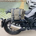 Sac de moto en toile d'avertissement pour hommes sac latéral vintage sac à bandoulière sacs de