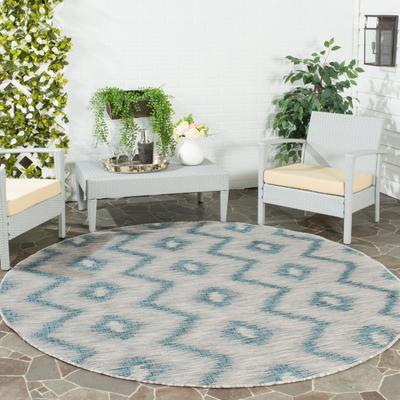 SAFAVIEH Courtyard Larae Indoor/ Outdoor Waterproof Patio Backyard Rug