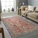 Hand-knotted Wool RED Traditional All Over Traditional Knot Rug - 8'10 X 12'