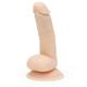 Lovehoney Lifelike Lover Luxe Warming & Vibrating Dildo - 6 Inch Realistic Dildo - Silicone Suction Cup Dildo for Women - Harness Compatible Strap On Dildo - Adult Sex Toy - Waterproof - Flesh Pink