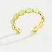 J. Crew Jewelry | J. Crew Gumdrop Stone Cuff Bracelet Nwt! | Color: Gold/Green | Size: Os