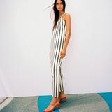 Zara Dresses | Long Striped Maxi Dress | Color: Blue/White | Size: M