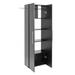 George Oliver Roxbury 72" H x 24" W x 12" D Storage Cabinet Manufactured Wood in Black | 72 H x 24 W x 12 D in | Wayfair