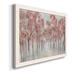 Red Barrel Studio® Blushing Spring - Picture Frame Painting on Canvas Canvas, Solid Wood in Black/Blue/Green | 20 H x 17 W x 1.5 D in | Wayfair