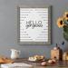 Wexford Home Hello Gorgeous - Picture Frame Textual Art on Canvas Canvas, Solid Wood in Black/Blue/Green | 44 H x 31 W in | Wayfair